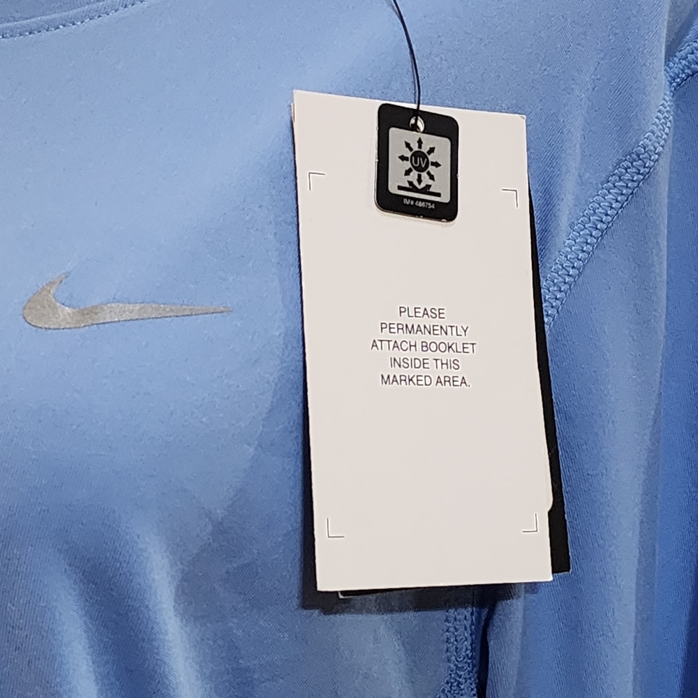 NWT Blue Nike Running Long Sleeve Dri-Fit Top Women's Size L - Picture 5 of 10